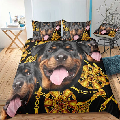 Adorable Animal Bedding Sets 3D Print Duvet Cover (Double, King Size)