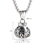 Titanium Vintage Ash Box Pendant Jewelry Pet Urn Cremation Memorial Keepsake Openable Put In Ashes Holder Capsule Chain Necklace