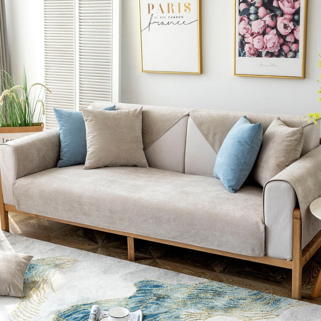 1 Pc Waterproof Sofa Cushion Cover for Living Room (Urine-proof, Non-slip)