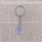 Yorkshire Terrier Dog Animal Ethnic Handmade Keychain Key Ring Pet Tassels Vintage Silver Color