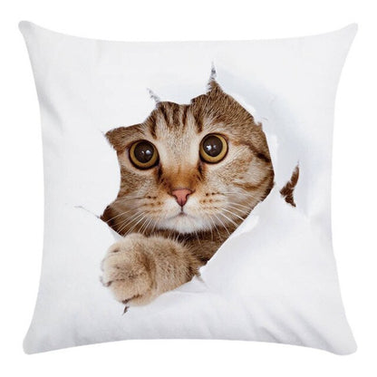 Cute Animal Decorative Pillowcase Super Soft Print Cushion Cover