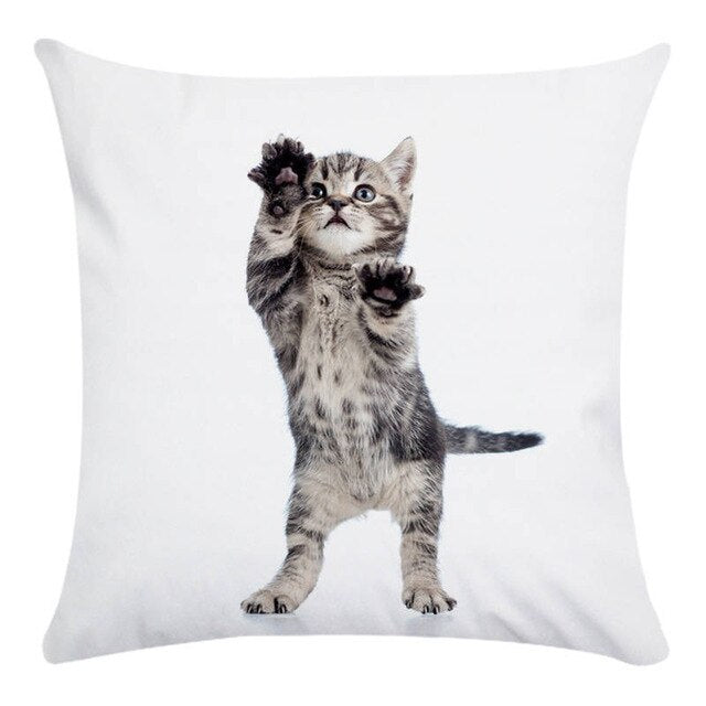 Cute Animal Decorative Pillowcase Super Soft Print Cushion Cover