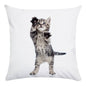 Cute Animal Decorative Pillowcase Super Soft Print Cushion Cover