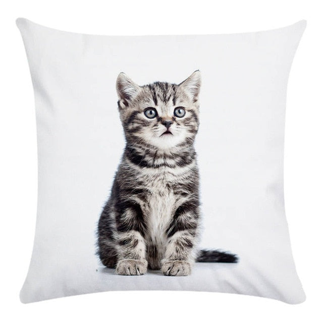 Cute Animal Decorative Pillowcase Super Soft Print Cushion Cover