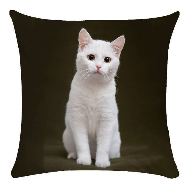 Cute Animal Decorative Pillowcase Super Soft Print Cushion Cover