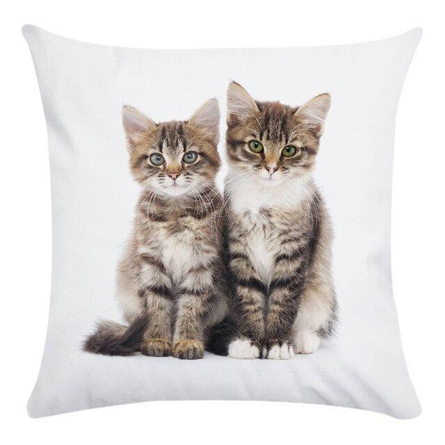 Cute Animal Decorative Pillowcase Super Soft Print Cushion Cover