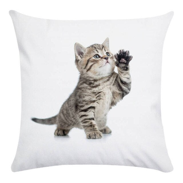 Cute Animal Decorative Pillowcase Super Soft Print Cushion Cover