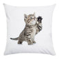 Cute Animal Decorative Pillowcase Super Soft Print Cushion Cover