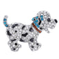 Rinhoo Pet Lovers Rhinestone, Enamel and Crystal Brooch Jewelry Unisex