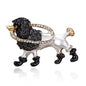 Rinhoo Pet Lovers Rhinestone, Enamel and Crystal Brooch Jewelry Unisex