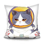 MTMETY Funny Cute Cat Cushion Cover Cartoon Pillowcases for Sofa Home Decoration Pillowcase