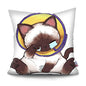 MTMETY Funny Cute Cat Cushion Cover Cartoon Pillowcases for Sofa Home Decoration Pillowcase