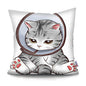 MTMETY Funny Cute Cat Cushion Cover Cartoon Pillowcases for Sofa Home Decoration Pillowcase