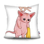 MTMETY Funny Cute Cat Cushion Cover Cartoon Pillowcases for Sofa Home Decoration Pillowcase