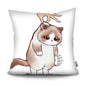 MTMETY Funny Cute Cat Cushion Cover Cartoon Pillowcases for Sofa Home Decoration Pillowcase