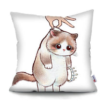 Load image into Gallery viewer, MTMETY Funny Cute Cat Cushion Cover Cartoon Pillowcases for Sofa Home Decoration Pillowcase
