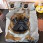 Bulldog Bedding Set Cute Animal Dog Duvet Cover / Pillowcase Quilt Comforter Cover Lovely Home Decor