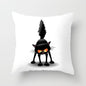 Black Cat Animal Pattern Decorative Pillowcase 45*45 Polyester Cushion Cover Throw Pillow