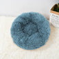 Super Soft Long Plush Warm Lightweight Cat Sleeping Basket Bed Round Fluffy Comfortable Touch Pet Products