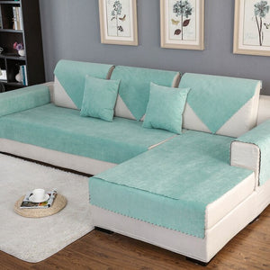 Waterproof Sofa Cushion Isolation Non-slip Pure Color Four Seasons Universal Pet Sofa Cover
