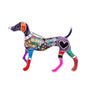 Bonsny Metal Enamel Whippet Dog Brooches Fashion Animal Jewelry Pin