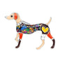 Bonsny Metal Enamel Whippet Dog Brooches Fashion Animal Jewelry Pin